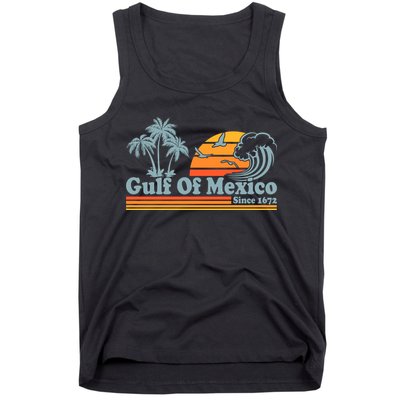 Retro Vintage Gulf Of Mexico Since 1672 Tank Top