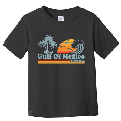 Retro Vintage Gulf Of Mexico Since 1672 Toddler T-Shirt