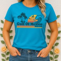 Retro Vintage Gulf Of Mexico Since 1672 Womens T-Shirt