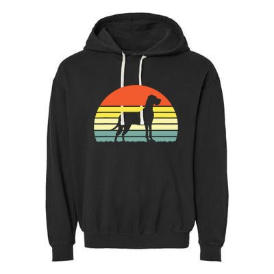 Retro Vintage Great Dane Dog Gifts For Men Women Kids Garment-Dyed Fleece Hoodie