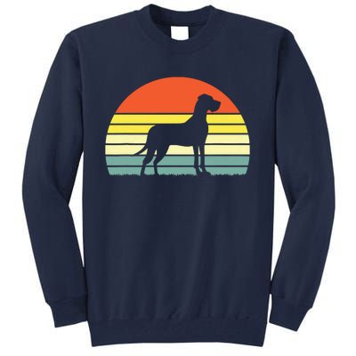 Retro Vintage Great Dane Dog Gifts For Men Women Kids Tall Sweatshirt