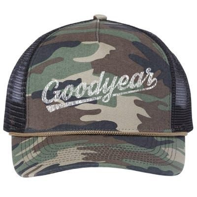 Retro Vintage Goodyear Arizona Gift Retro Rope Trucker Hat Cap