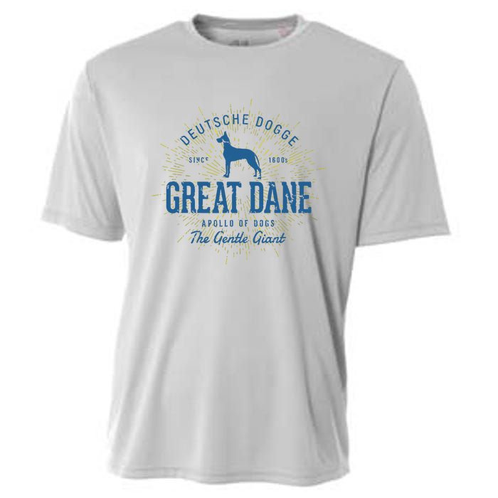 Retro Vintage Great Dane Cooling Performance Crew T-Shirt