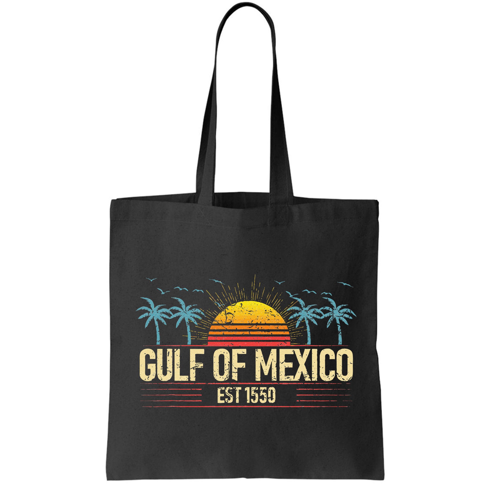 Retro Vintage Gulf of Mexico Beach Women Bag