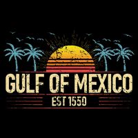 Retro Vintage Gulf of Mexico Beach Women Bag
