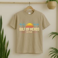 Retro Vintage Gulf of Mexico Beach Women T-Shirt