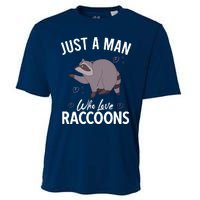 Raccoon Vintage Garbage Panda Possum Sayings Cooling Performance Crew T-Shirt