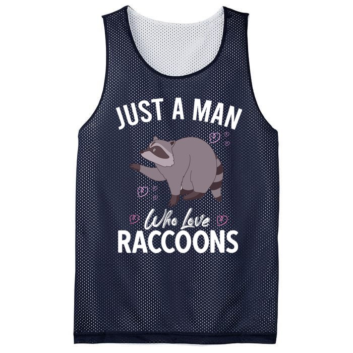 Raccoon Vintage Garbage Panda Possum Sayings Mesh Reversible Basketball Jersey Tank