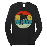 Retro Vintage German Shorthaired Pointer Long Sleeve Shirt