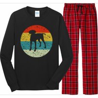 Retro Vintage German Shorthaired Pointer Long Sleeve Pajama Set