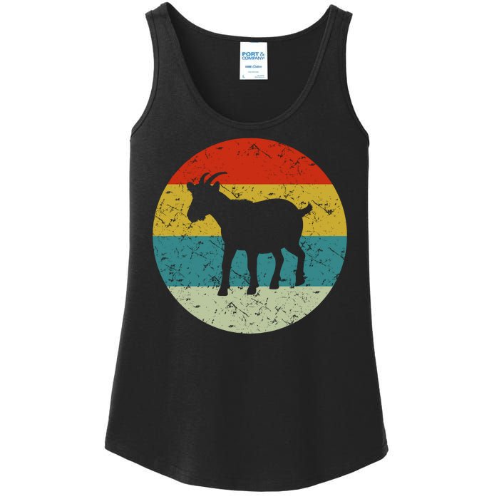 Retro Vintage Goat Ladies Essential Tank