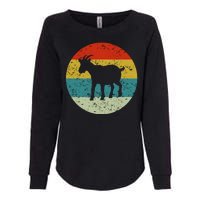 Retro Vintage Goat Womens California Wash Sweatshirt