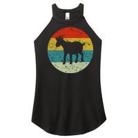 Retro Vintage Goat Women's Perfect Tri Rocker Tank