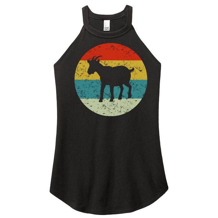 Retro Vintage Goat Women's Perfect Tri Rocker Tank