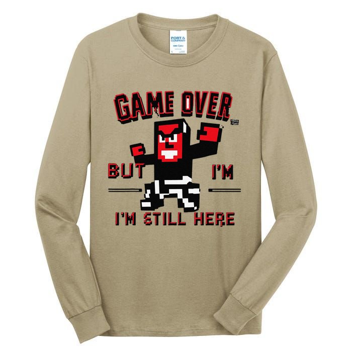 Retro Vintage Game Over Gamers Indie Gamer 80s Tall Long Sleeve T-Shirt