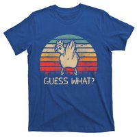 Retro Vintage Guess What Chicken Butt Funny Gift T-Shirt