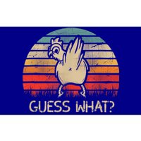 Retro Vintage Guess What Chicken Butt Funny Gift Bumper Sticker