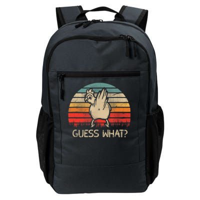 Retro Vintage Guess What Chicken Butt Funny Gift Daily Commute Backpack