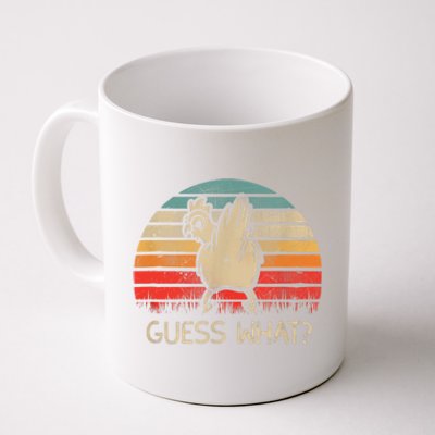 Retro Vintage Guess What Chicken Butt Funny Gift Coffee Mug