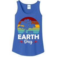 Retro Vintage Happy Earth Day Save Our Planet Environt Meaningful Gift Ladies Essential Tank