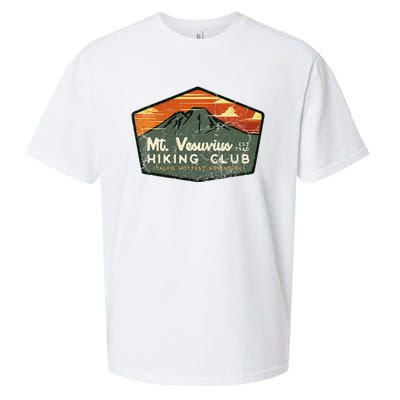 Retro Vesuvius Hiking Tourism For Italy Travel Vintage Sueded Cloud Jersey T-Shirt