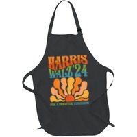 Retro Vintage Harris Walz For A Brighter Future 2024 Election Apron