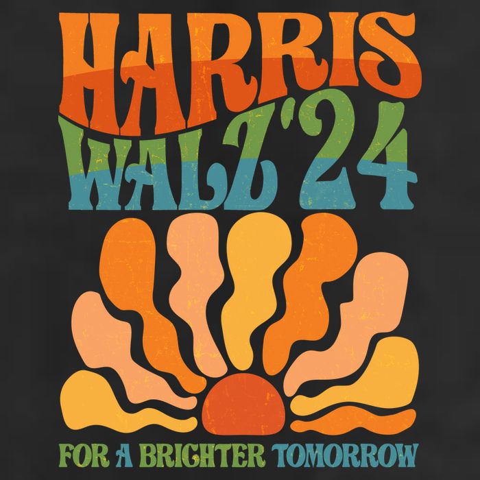 Retro Vintage Harris Walz For A Brighter Future 2024 Election Trucker Hat