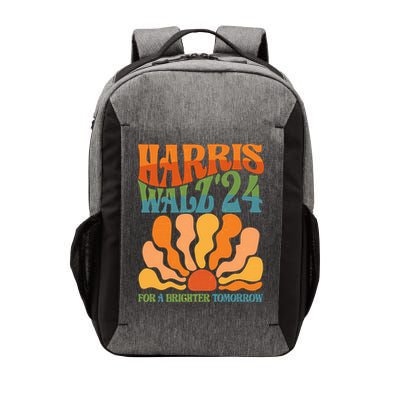 Retro Vintage Harris Walz For A Brighter Future 2024 Election Vector Backpack