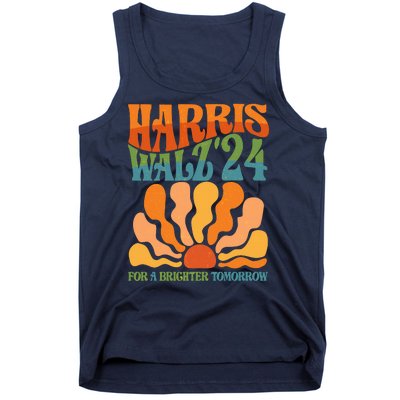 Retro Vintage Harris Walz For A Brighter Future 2024 Election Tank Top