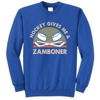 Retro Vintage Hockey Gives Me A Zamboner Cool Gift Sweatshirt