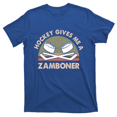 Retro Vintage Hockey Gives Me A Zamboner Cool Gift T-Shirt