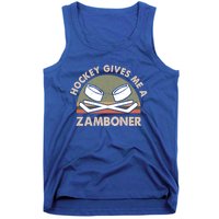 Retro Vintage Hockey Gives Me A Zamboner Cool Gift Tank Top