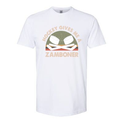 Retro Vintage Hockey Gives Me A Zamboner Cool Gift Softstyle CVC T-Shirt