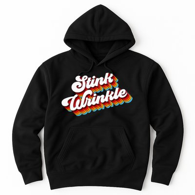 Retro Vintage Humor Stink Wrinkle Hoodie