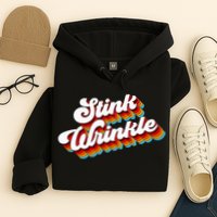 Retro Vintage Humor Stink Wrinkle Hoodie