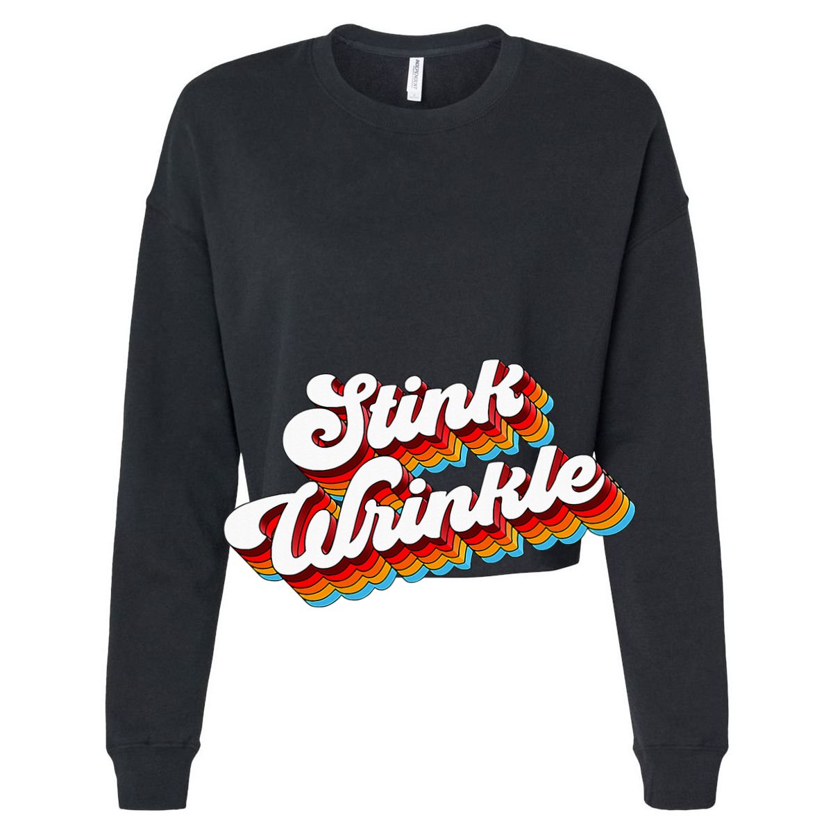 Retro Vintage Humor Stink Wrinkle Hoodie
