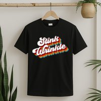 Retro Vintage Humor Stink Wrinkle T-Shirt