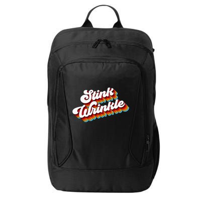 Retro Vintage Humor Stink Wrinkle City Backpack