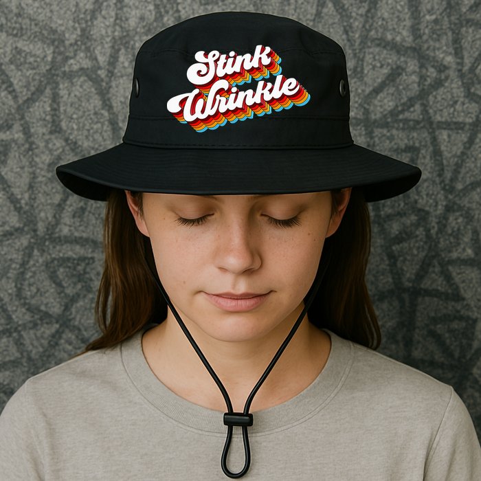 Retro Vintage Humor Stink Wrinkle Bucket Hat