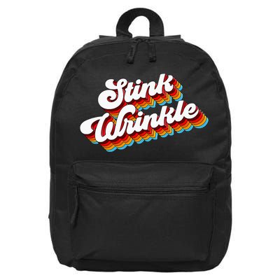 Retro Vintage Humor Stink Wrinkle 16 in Basic Backpack
