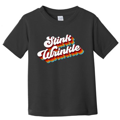 Retro Vintage Humor Stink Wrinkle Toddler T-Shirt
