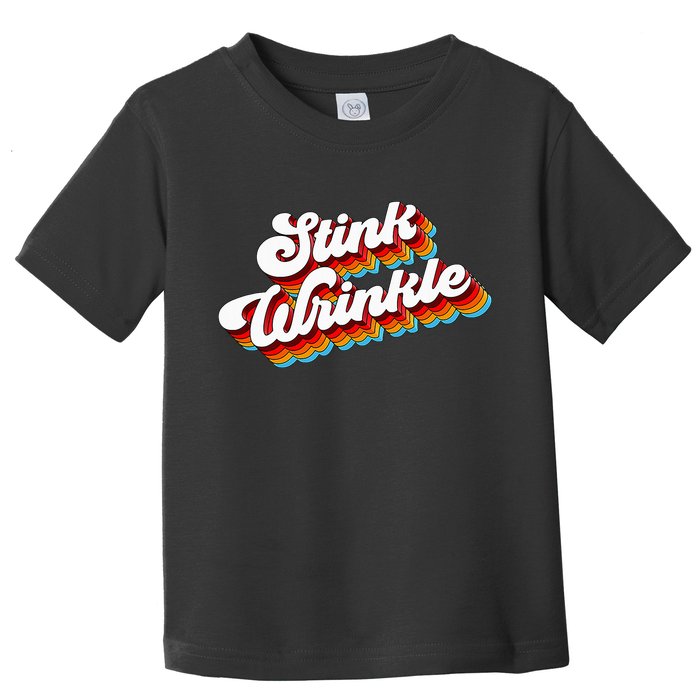 Retro Vintage Humor Stink Wrinkle Toddler T-Shirt