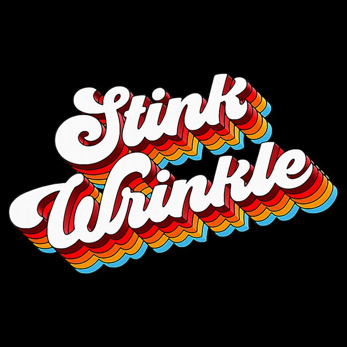 Retro Vintage Humor Stink Wrinkle Toddler T-Shirt