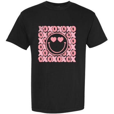 Retro Valentine Heart Xoxo Garment-Dyed Heavyweight T-Shirt