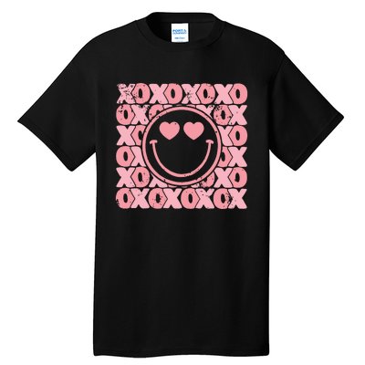 Retro Valentine Heart Xoxo Tall T-Shirt