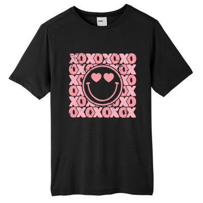 Retro Valentine Heart Xoxo Tall Fusion ChromaSoft Performance T-Shirt