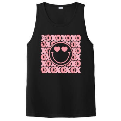 Retro Valentine Heart Xoxo PosiCharge Competitor Tank