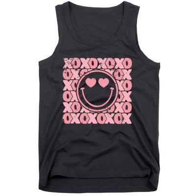 Retro Valentine Heart Xoxo Tank Top