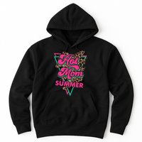 Retro Vintage Hot Mom Summer Vibes Leopard Print Summer Hoodie