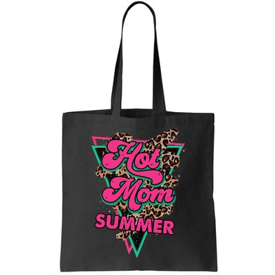 Retro Vintage Hot Mom Summer Vibes Leopard Print Summer Bag